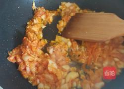辣白菜炒饭的做法图解5