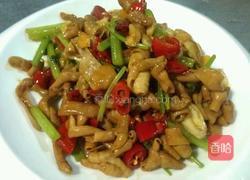 泡椒爆鹅肠的做法图解5