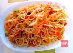 菠萝炒面的做法图解6