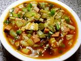 双色烩麻食