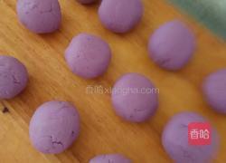 紫薯糯米饼的做法图解2