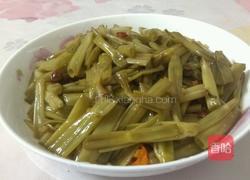 酸辣空心菜杆的做法图解4