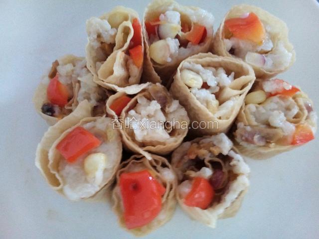 豆皮包饭