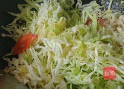 西红柿炒圆白菜的做法图解4