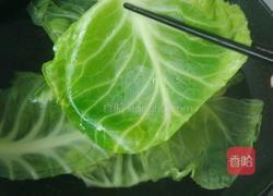 圆白菜蒸肉卷的做法图解2