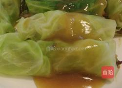 圆白菜蒸肉卷的做法图解10