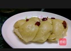 红糖红枣红豆麻花馒头的做法图解3