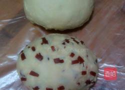 牛奶杏仁面包条的做法图解2