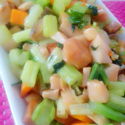 西芹杏鲍菇的做法[图]