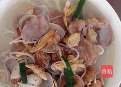 花蛤米粉汤的做法图解3