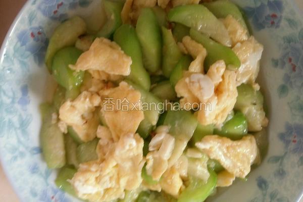 丝瓜炒蛋