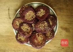 紫薯糯米饼的做法图解6