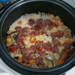 腊肠土豆香饭的做法[图]