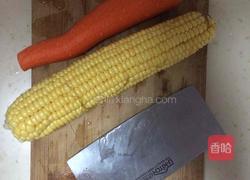 清炖胡萝卜玉米排骨的做法图解1