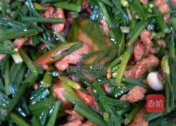 韭苔滑肉片的做法图解6