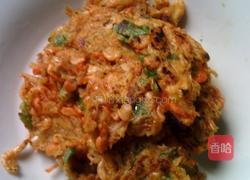 香酥小虾饼的做法图解4