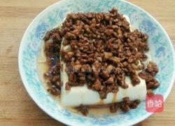 肉末蒸豆腐的做法图解4