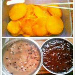 南瓜饼与红豆糕的做法[图]