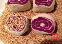 香甜紫薯饼的做法图解2