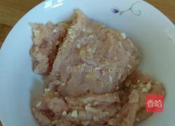 蒜香鸡肉丸的做法图解3