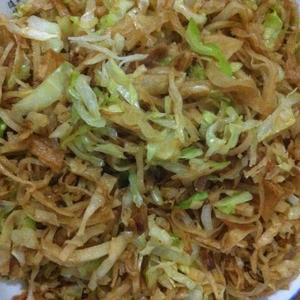 圆白菜炒饼