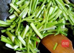 辣炒芹菜的做法图解4
