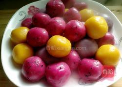 彩色小麻团/小汤圆的做法图解6