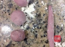 玫瑰花紫薯馒头的做法图解9