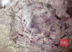 玫瑰花紫薯馒头的做法图解4