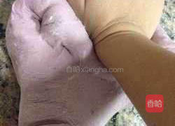 玫瑰花紫薯馒头的做法图解8