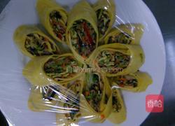 蛋皮蔬菜卷的做法图解1