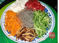 炒什锦的做法图解1