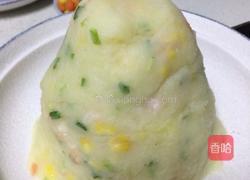 圣诞土豆泥色拉的做法图解3