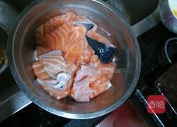 香炒三文鱼的做法图解5