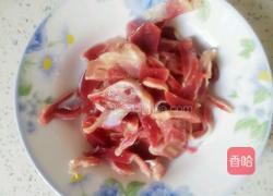 菠菜炒鸡胗的做法图解1