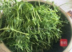 豌豆苗拌干豆腐丝的做法图解1