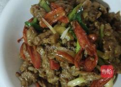 椒爆肉片的做法图解6