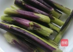 清炒紫菜苔的做法图解1