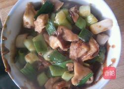 蒜苗香菇肉酱面的做法图解4