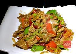 小炒牛肉的做法图解4