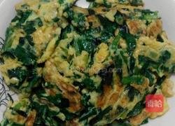 家常菜韭菜炒鸡蛋的做法图解2