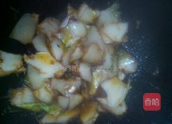 白菜炒木耳的做法图解3