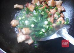 红白萝卜炒五花肉的做法图解4