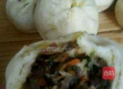 健康素包子的做法图解3