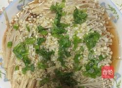 蒜蓉金针菇的做法图解4
