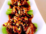 凉拌芹菜牛肉卷