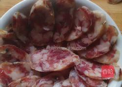 百叶蒸香肠的做法图解2