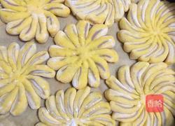 三色菊花馒头的做法图解12