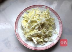 虾皮粉丝炒包菜的做法图解4