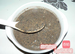 核桃黑芝麻糊的做法图解4